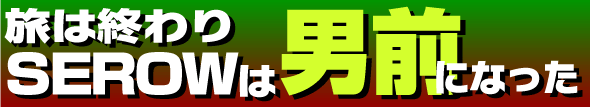 セローは男前になった