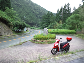 ７月18日、スタートして間もない兵庫県の佐用町にて