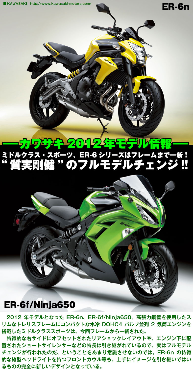 KAWASAKI 2012 NewModel Midashi