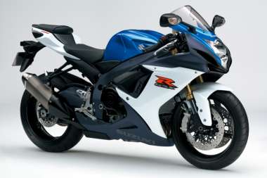 SUZUKI 2011 Model GSX-R750 Metallic Triton Blue / Glass Splash White (GLR)