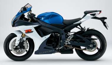 SUZUKI 2011 Model GSX-R750 Metallic Triton Blue / Glass Splash White (GLR)