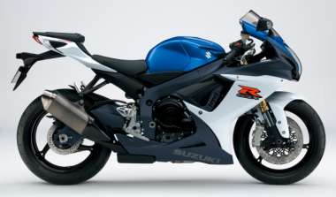 SUZUKI 2011 Model GSX-R750 Metallic Triton Blue / Glass Splash White (GLR)