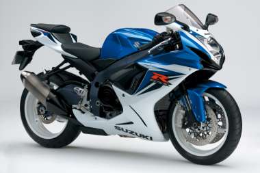 SUZUKI 2011 Model GSX-R600 Metallic Triton Blue / Glass Splash White (GLR)