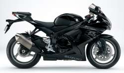 SUZUKI 2011 Model GSX-R600 Glass Sparkle Black (YVB)