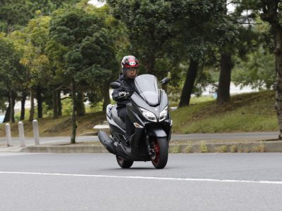 SUZUKI バーグマン400 ABS 試乗 『走りはもちろん 質感もよくなって よりオトナの乗り物に』