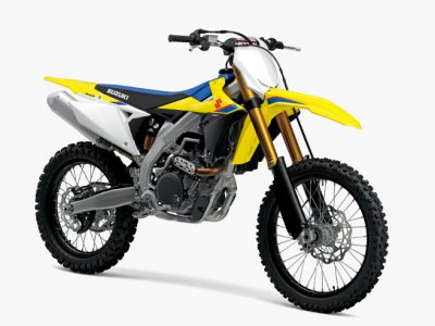 スズキの4ストロークモトクロッサー、RM-Z450のデカールを変更