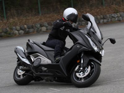 「KYMCO AK550」 欧州で確立されているヤマハTMAXのブランド力を脅かす存在。