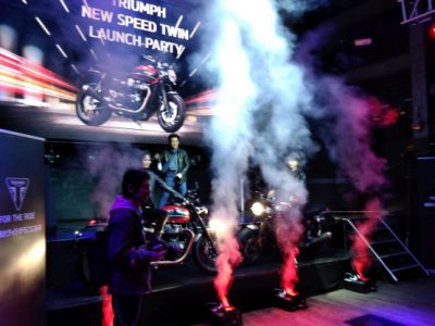 トライアンフが2019年モデル、新型「SPEED TWIN」のローンチパーティーを開催